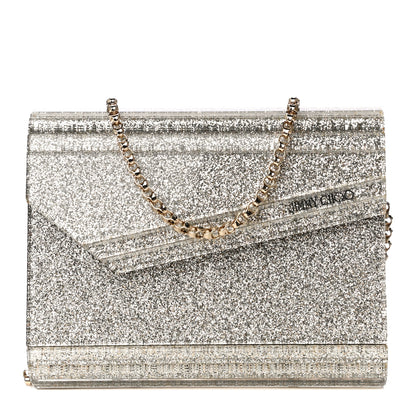 Jimmy Choo Acrylic Glitter Candy Clutch Champagne 1 of 14