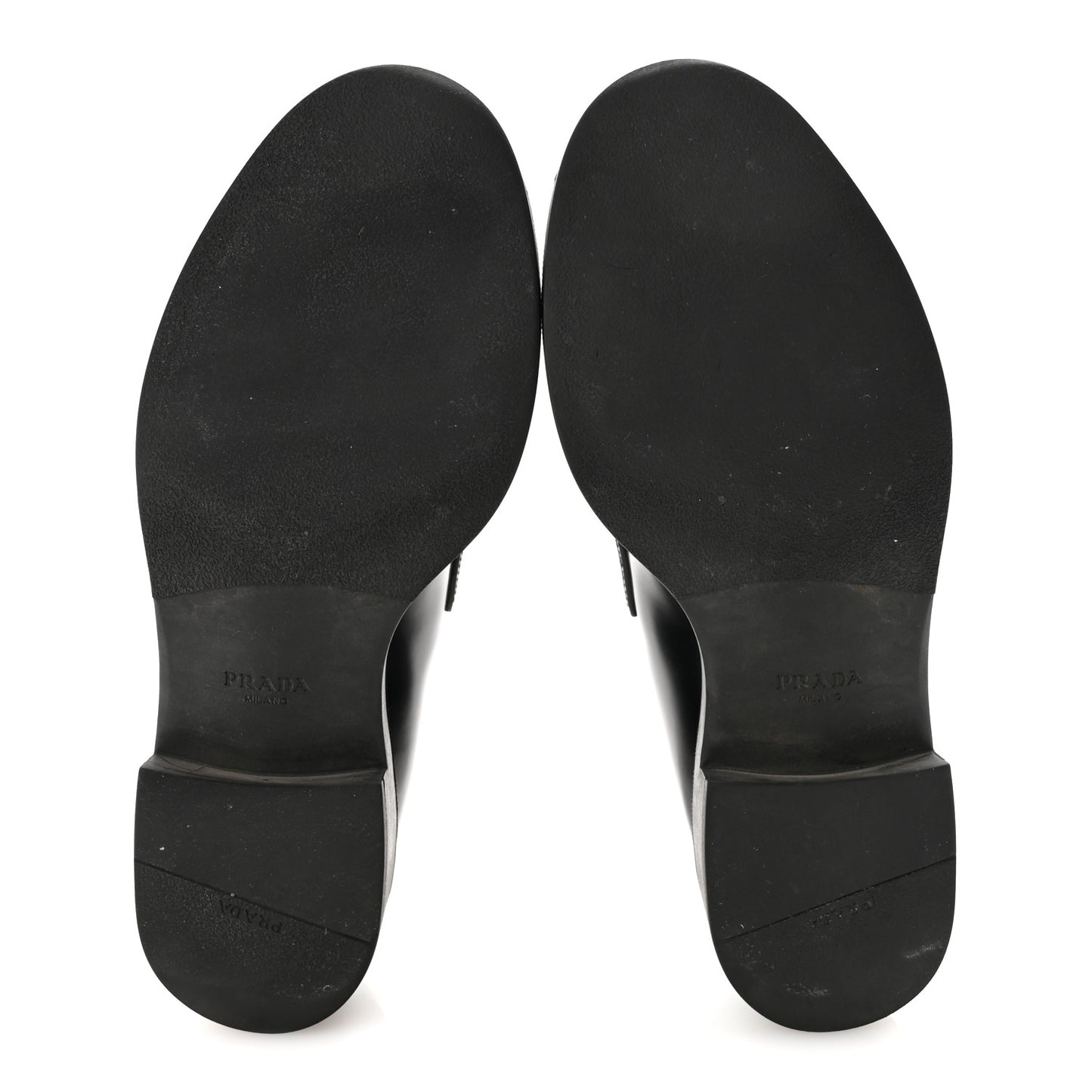 Spazzolato Metal Triangle Logo 50mm Loafers 40 Black