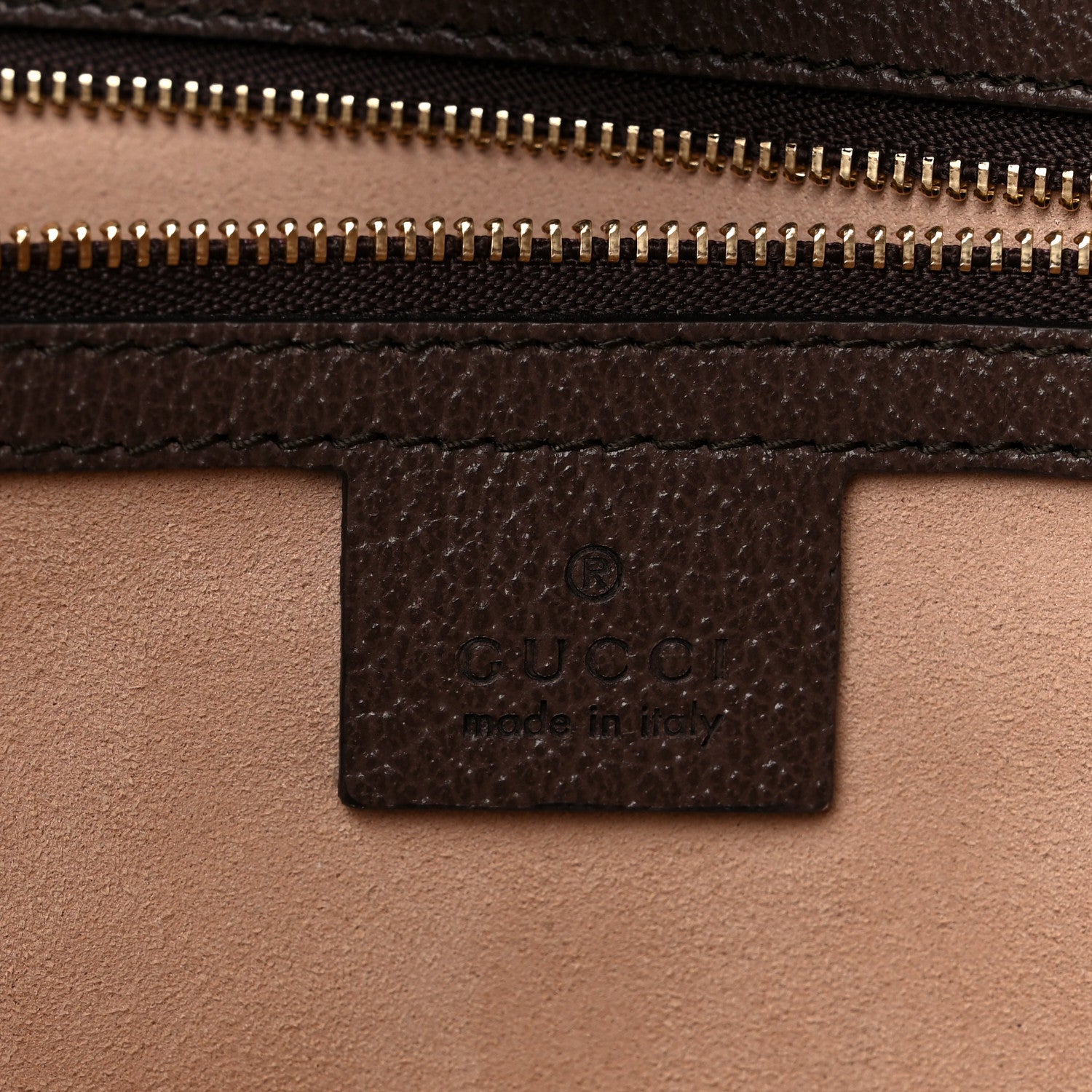 Gucci GG Supreme Monogram Textured Calfskin Web Medium Ophidia Shopping Tote Beige Ebony New Acero 6 of 13