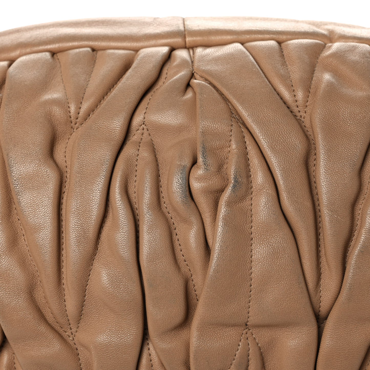Nappa Matelasse Coffer Hobo Cammeo