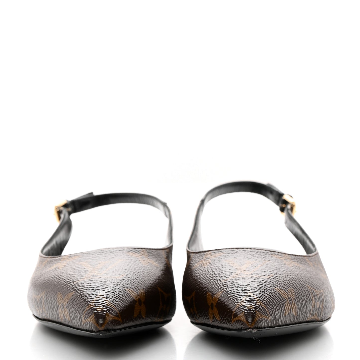 Patent Monogram Cherie Slingback Ballerina Flats 35