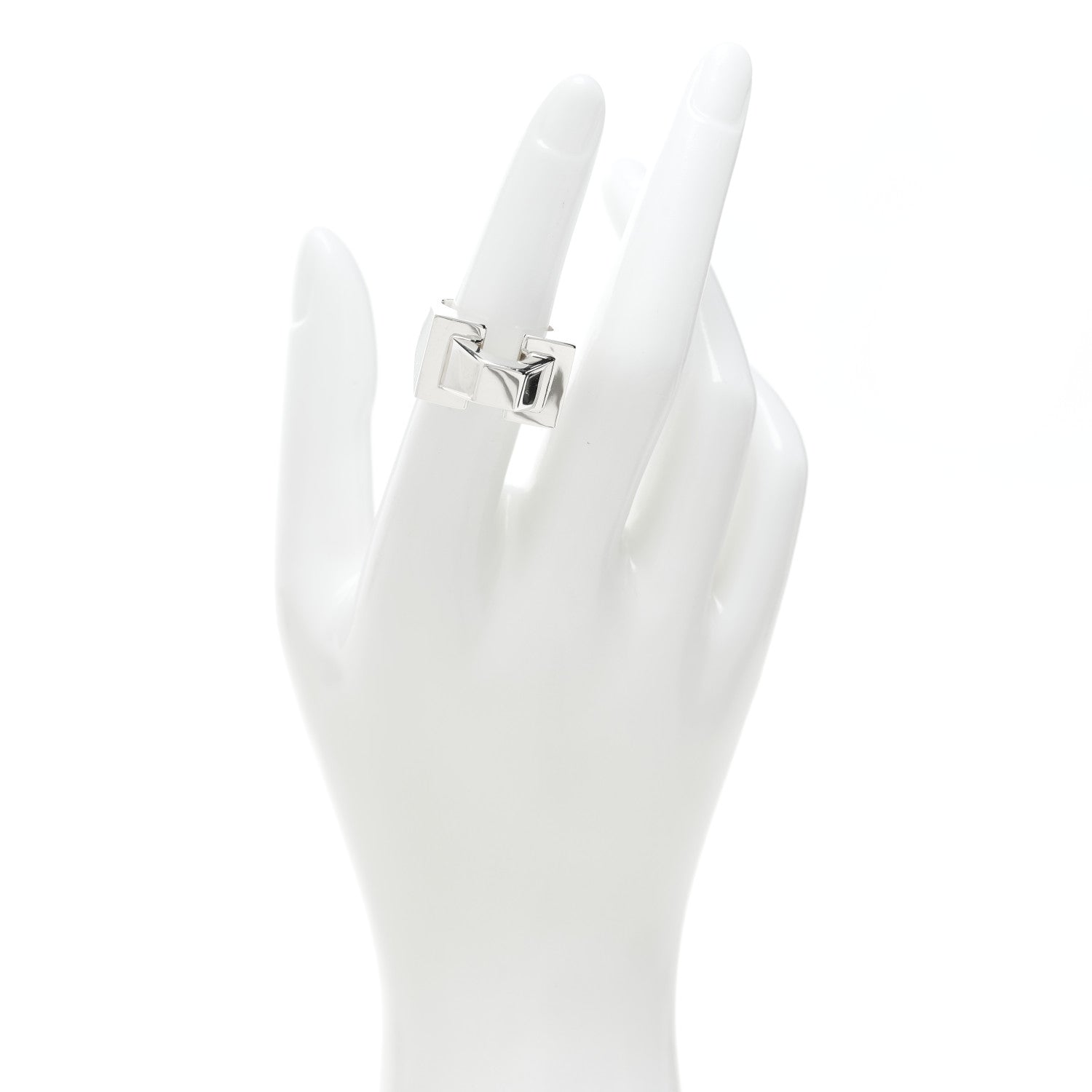 Tiffany Sterling Silver Don Berg Out of Retirement Geometric Architectural Ring 51 5.75 2 of 5