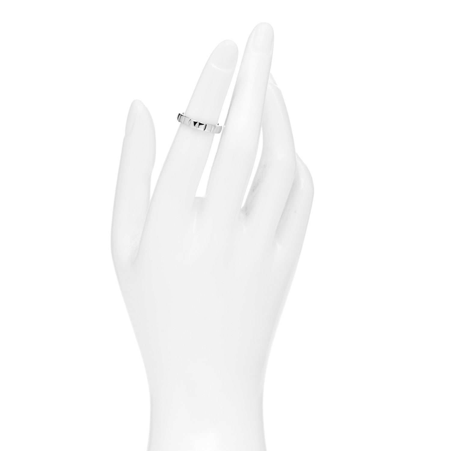 Chanel Platinum Band Ring 47 4 2 of 4