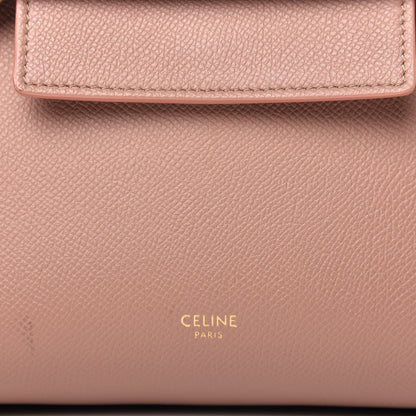 Celine Grained Calfskin Nano Belt Bag Antique Rose 8 of 9