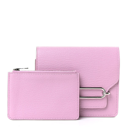 Hermes Chevre Mysore Roulis Slim Wallet Mauve Sylvestre 2 of 5