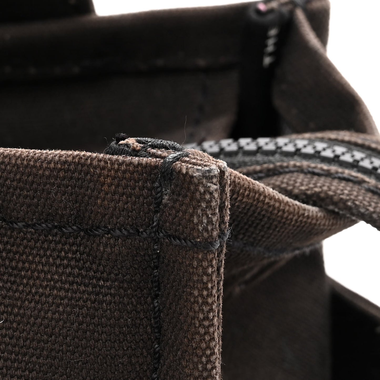 Cotton Canvas Mini The Traveler Tote Bag Black