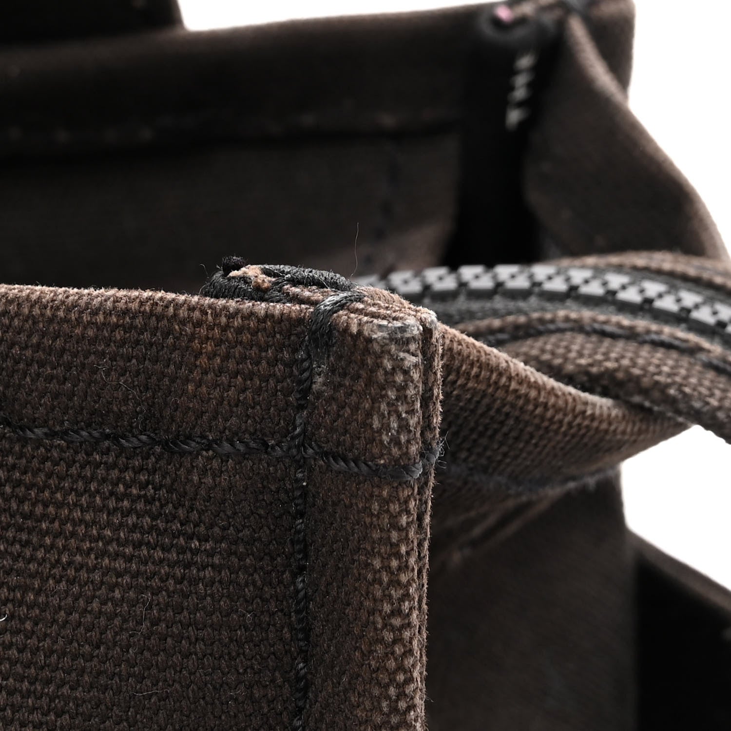 Marc Jacobs Cotton Canvas Mini The Traveler Tote Bag Black 14 of 18