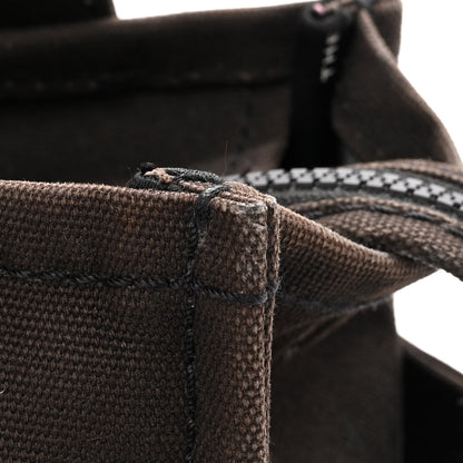 Marc Jacobs Cotton Canvas Mini The Traveler Tote Bag Black 14 of 18