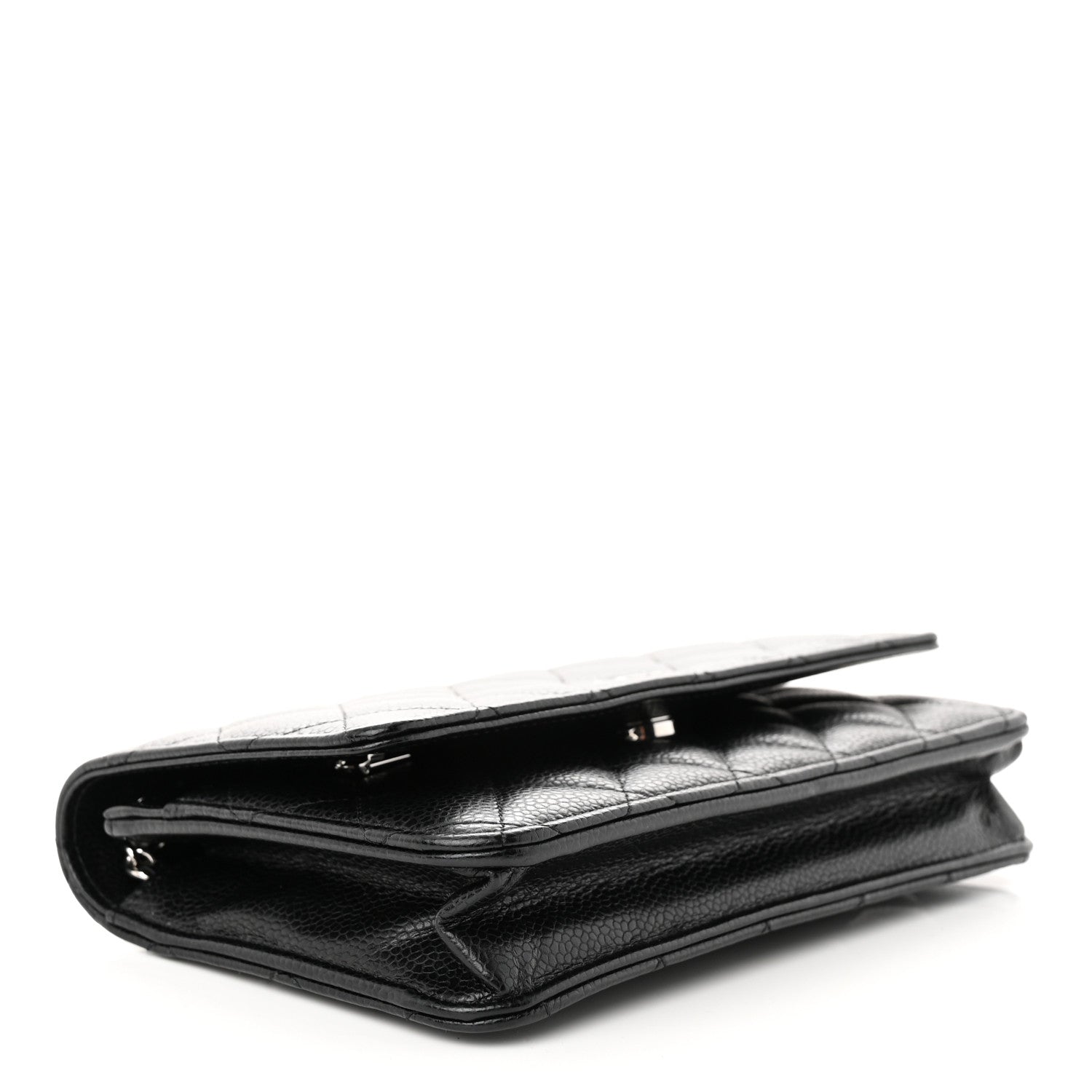 Chanel Caviar Quilted Wallet on Chain WOC Black 4 of 12