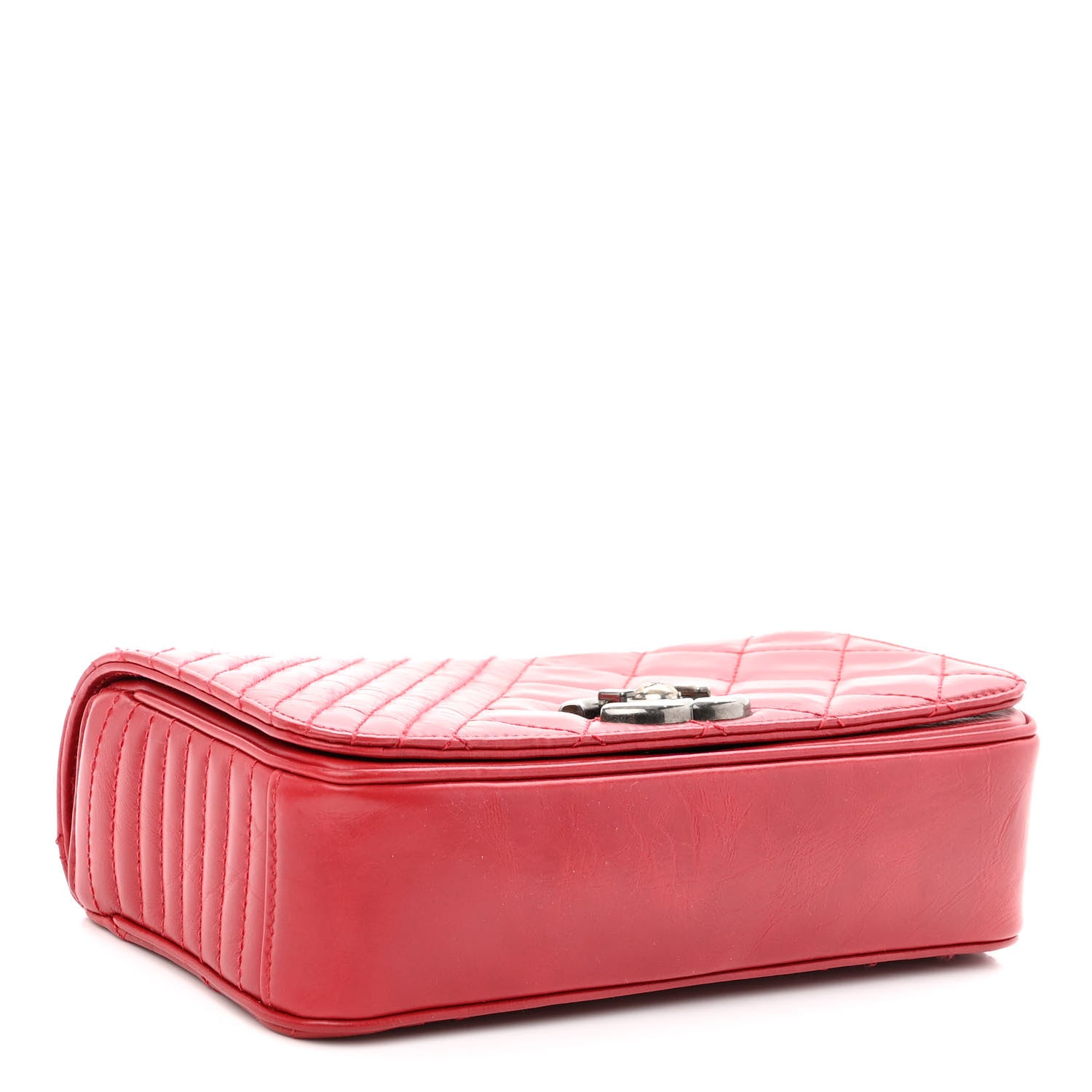 Chanel Glazed Calfskin Quilted Small Coco Boy Flap Red 4 of 11
