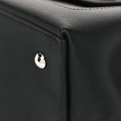 Louis Vuitton Soft Calfskin Lockme Ever MM Black 8 of 10