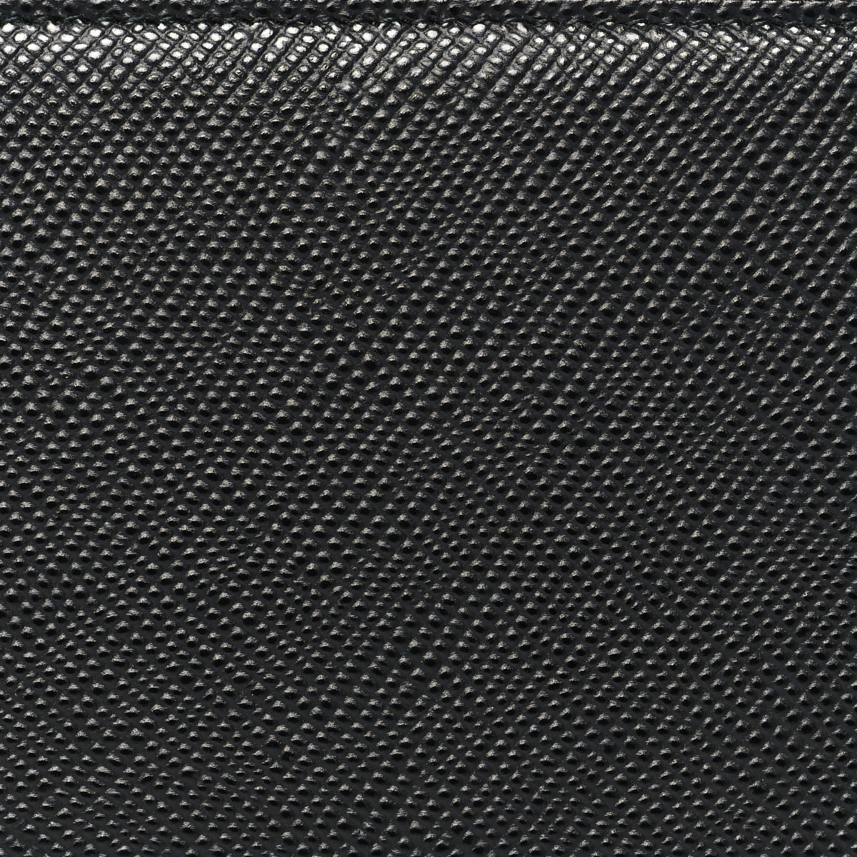 Prada Saffiano Metal Large Zip Around Travel Wallet Black 7 of 9