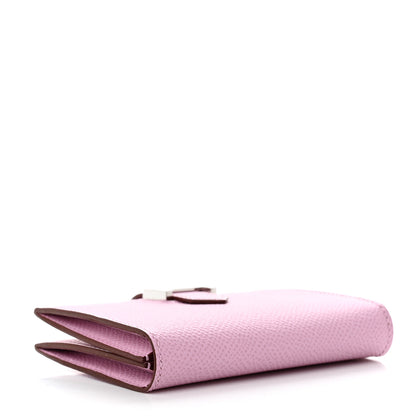Hermes Bearn Card Holder Wallet Mauve Sylvester 4 of 8