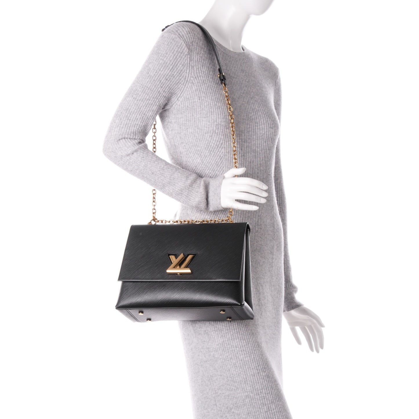 Epi Twist Shoulder Bag GM Black