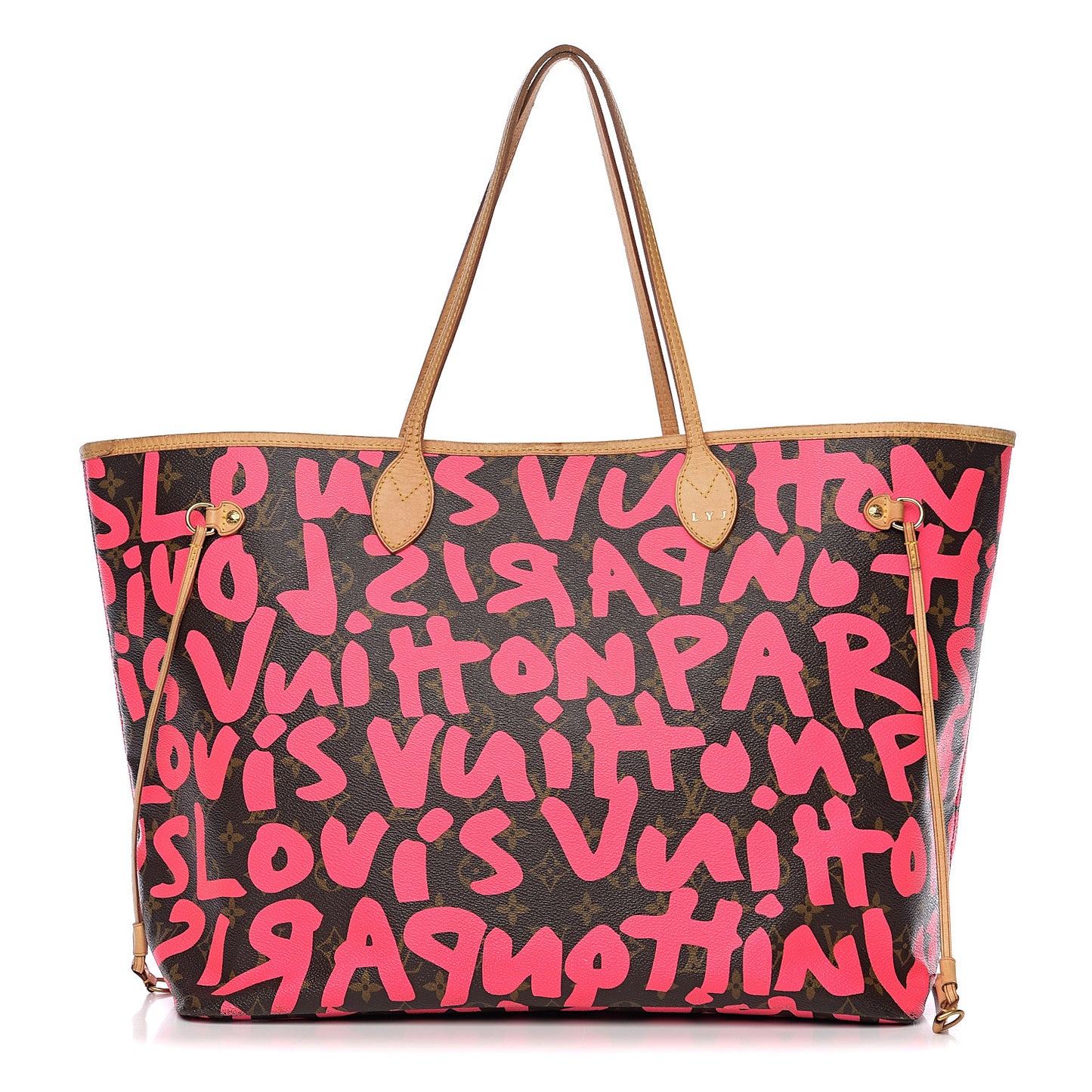 Monogram Graffiti Neverfull GM Fuchsia