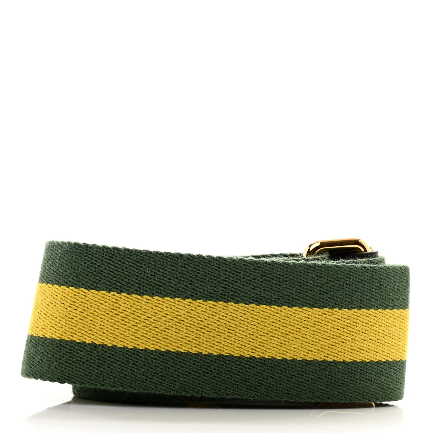 Canvas Web Shoulder Strap Green Yellow