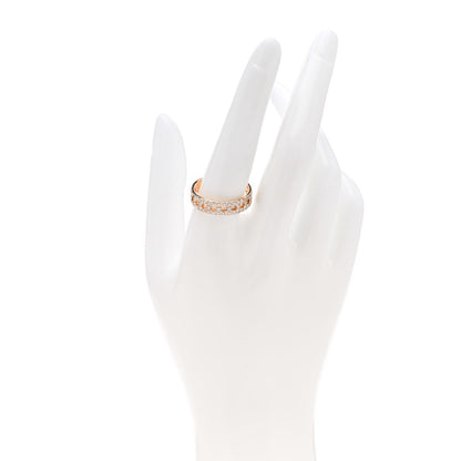 Tiffany 18K Rose Gold Diamond T True Wide Ring 60 9 2 of 5