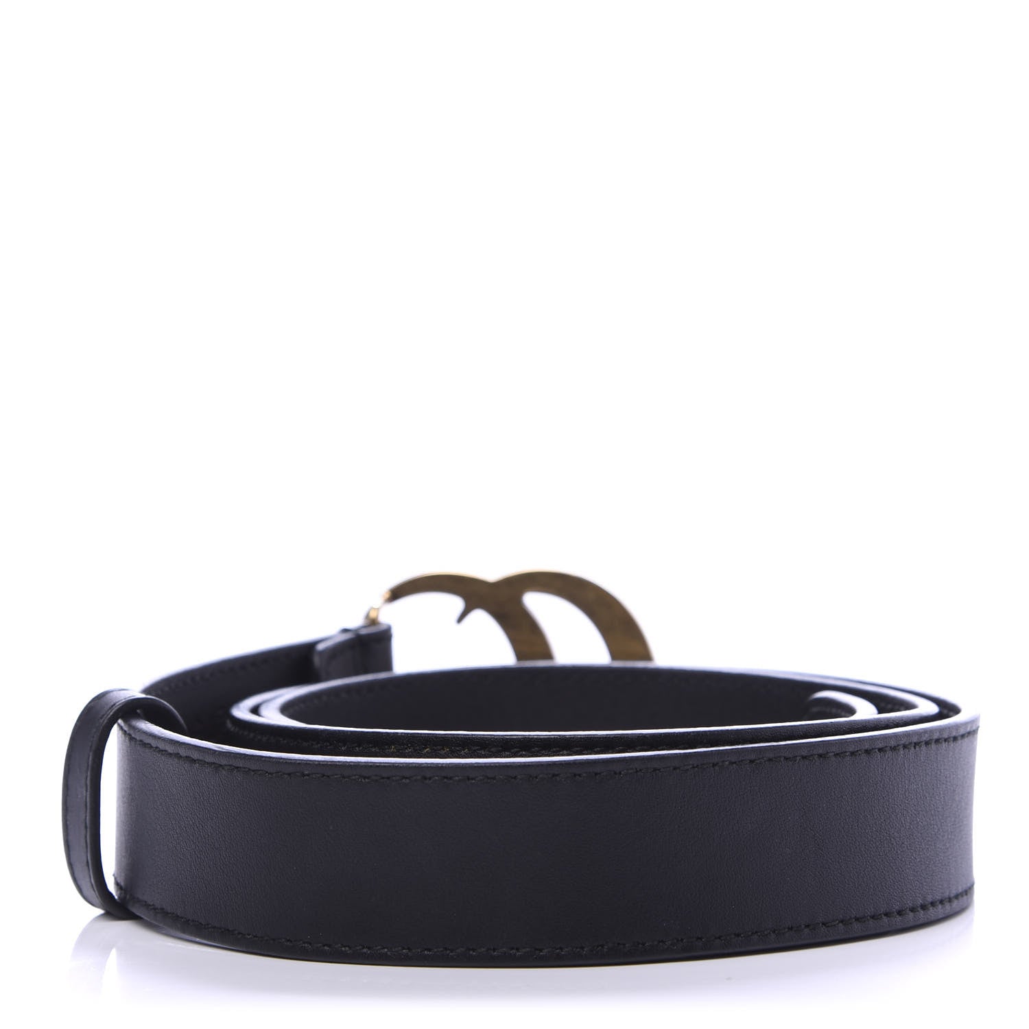 Gucci Calfskin Double G 30mm Belt 90 36 Black 2 of 6