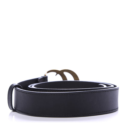 Gucci Calfskin Double G 30mm Belt 90 36 Black 2 of 6