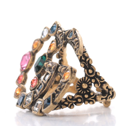 Gucci Crystal Double G Ring M Multicolor 3 of 6