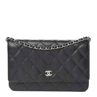 Chanel Caviar Quilted Wallet On Chain WOC Black 1 of 11