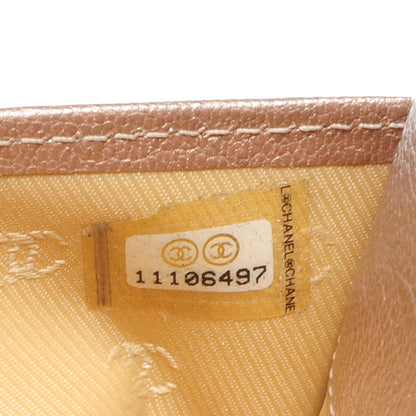 Chanel Metallic Goatskin Wallet On Chain WOC Gold 9 of 9