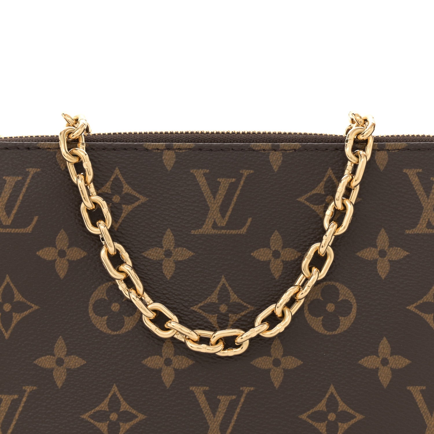 Louis Vuitton Monogram Chain Pochette Accessories 7 of 11