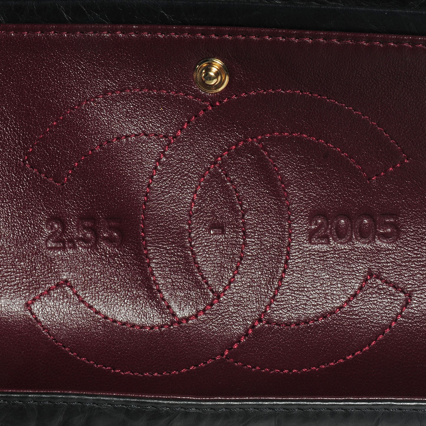 Aged Calfskin 2.55 Reissue 225 Flap Black