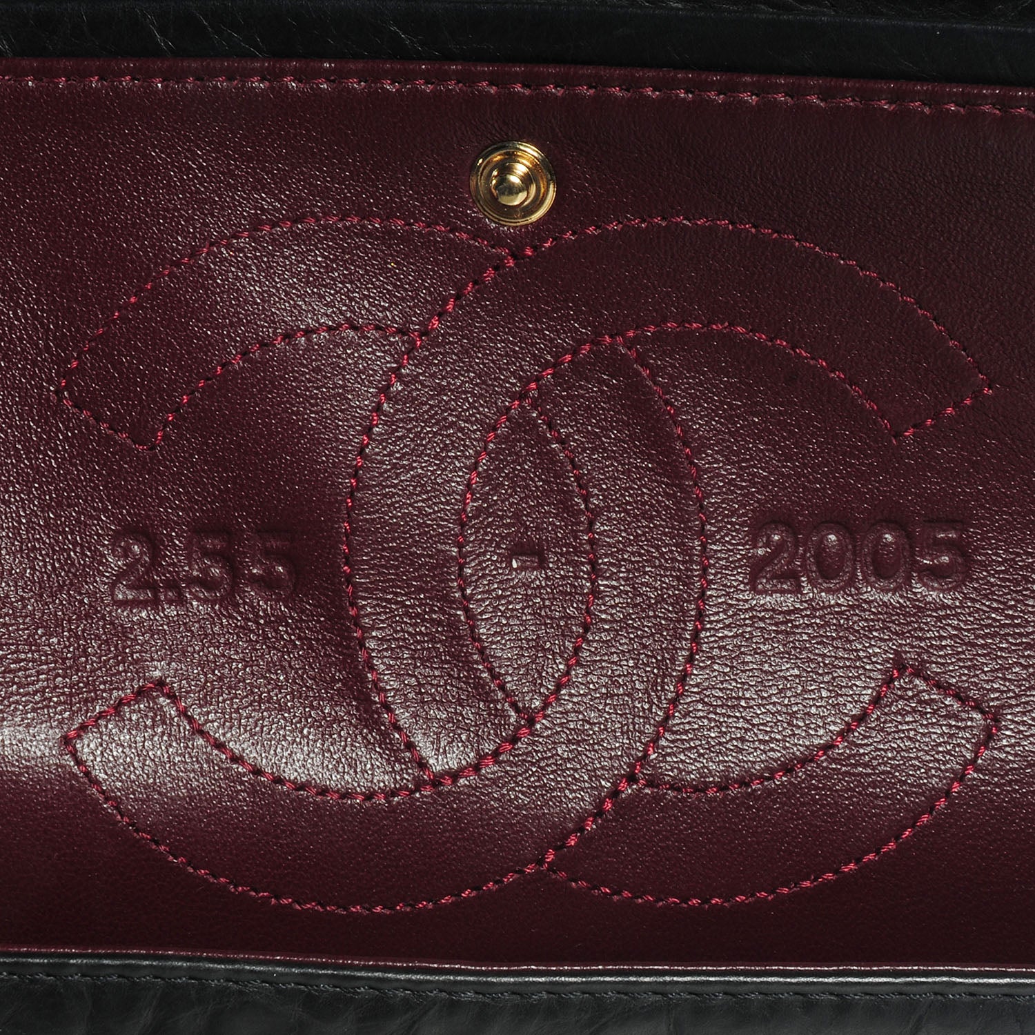 Chanel Aged Calfskin 2.55 Reissue 225 Flap Black 6 of 8