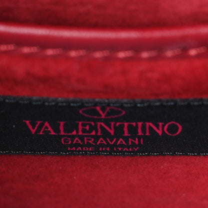 Valentino Garavani Vitello Crystal Loveblade Embellished Mini Glam Lock Rockstud Flap Rubino 6 of 10