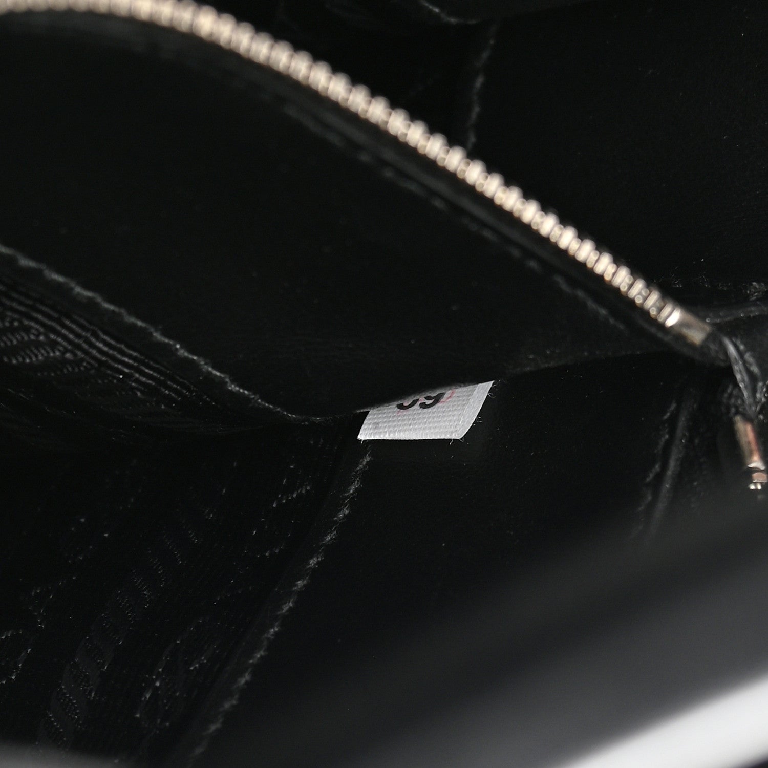 Prada Soft Calfskin Impunture Diagramme Tote Black 7 of 17