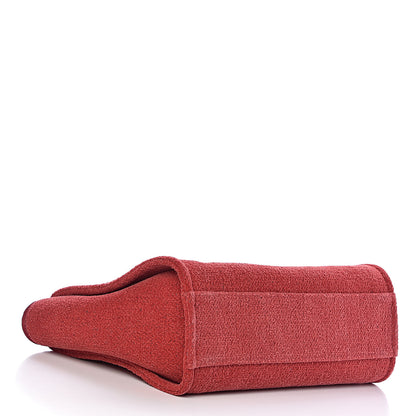 Chanel Lurex Boucle Small Deauville Tote Red 4 of 11