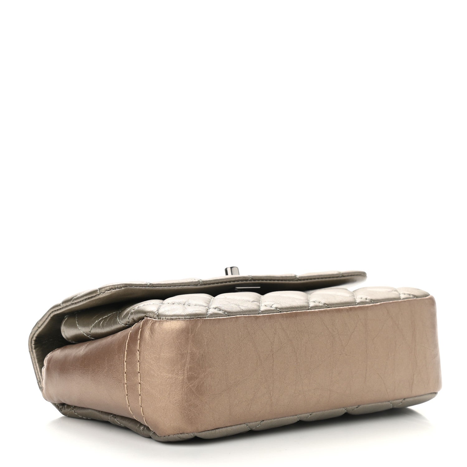 Chanel Metallic Calfskin Quilted Mineral Nights Mini Flap Bronze 4 of 9