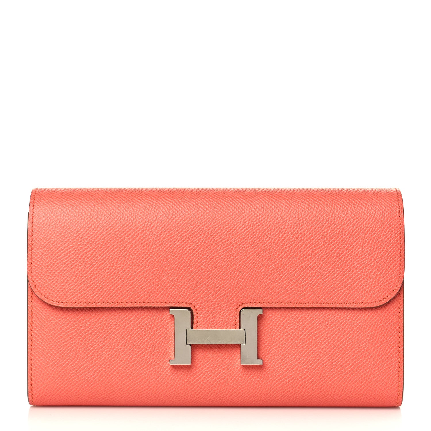 Hermes Epsom Constance Long Wallet Flamingo 1 of 8