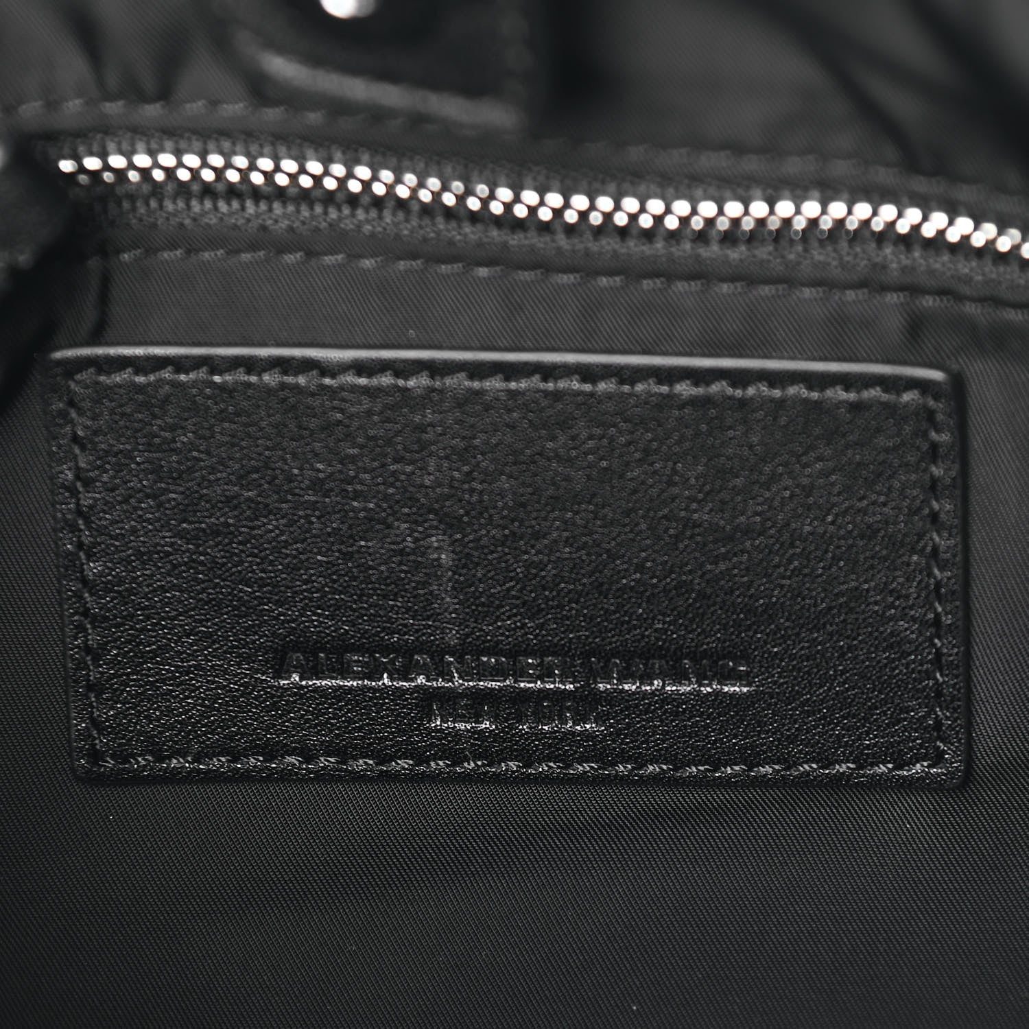 Alexander Wang Calfskin Small Wefty Drawstring Bucket Black 5 of 7