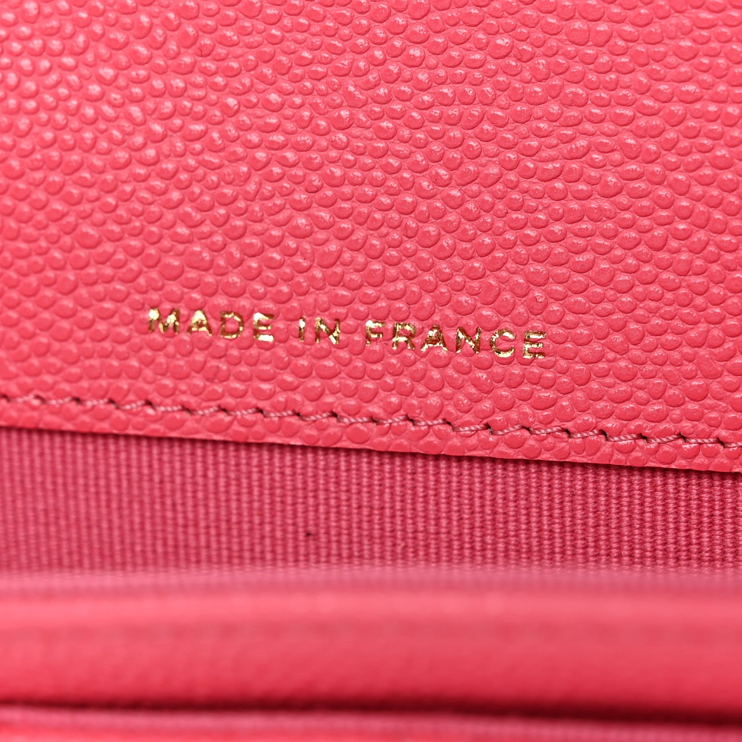 Chanel Caviar Quilted Flap Card Holder Wallet Pink 7 of 8