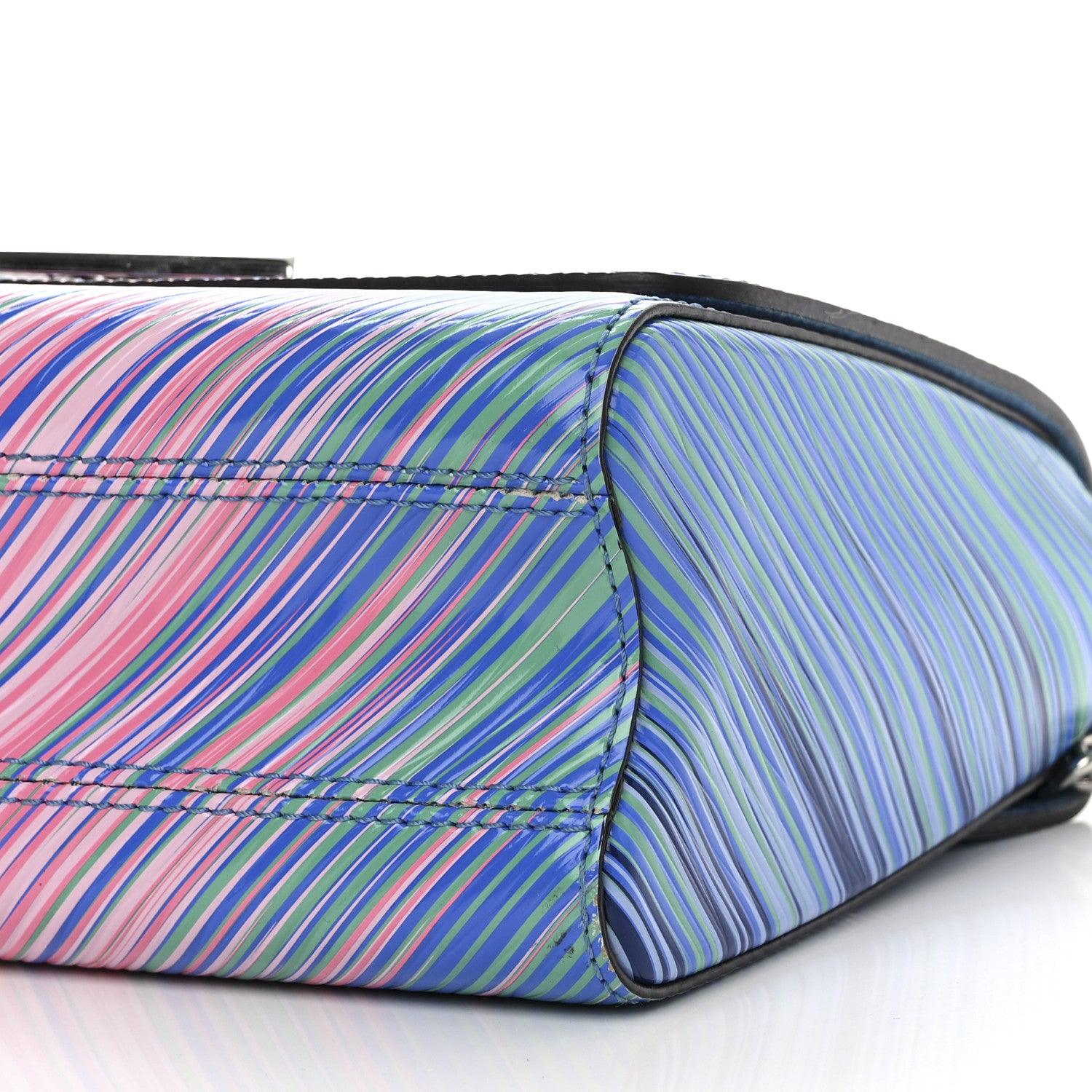 Louis Vuitton Epi Tropical Twist Shoulder Bag MM Blue Rose 10 of 13