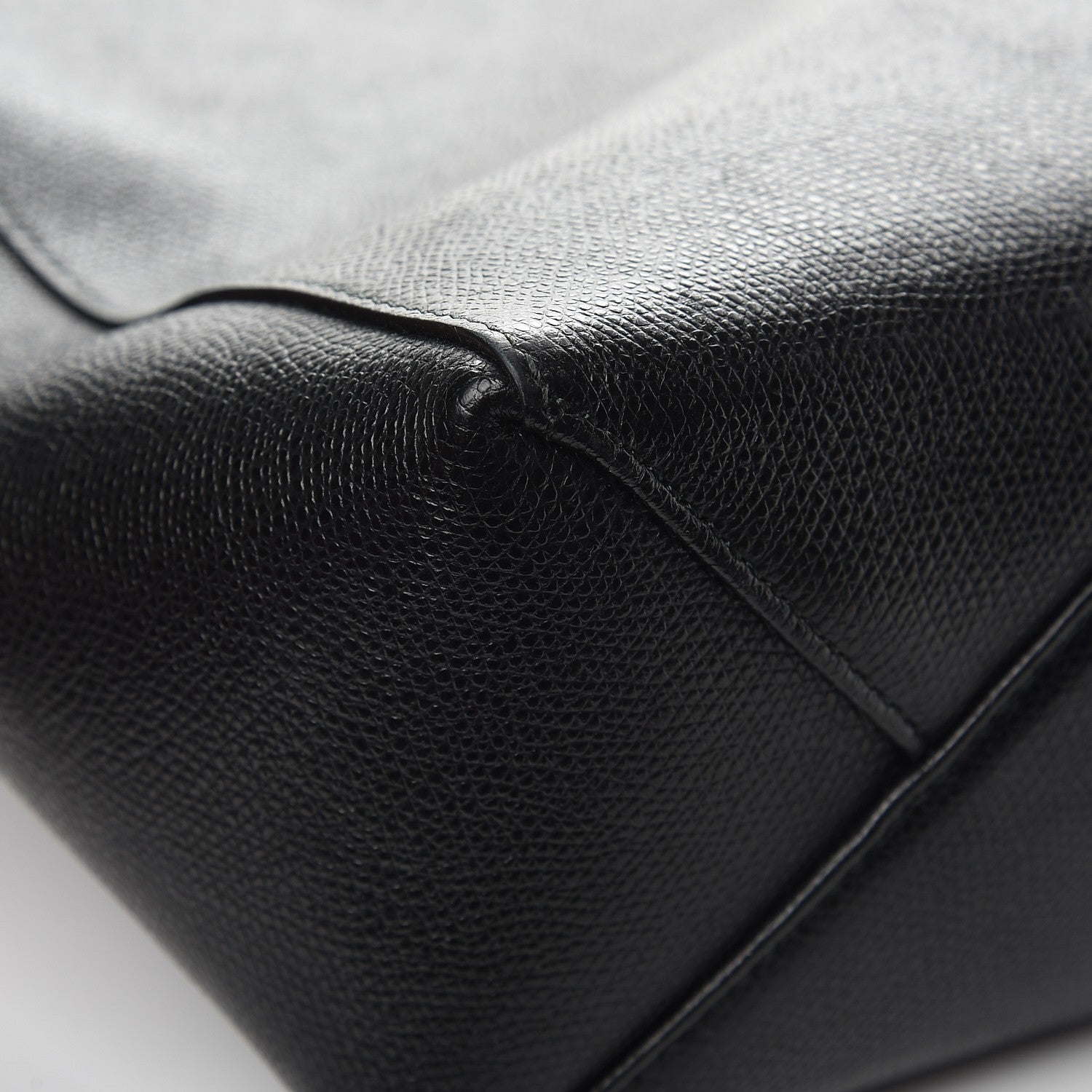 Celine Grained Calfskin Small Vertical Cabas Black 9 of 9