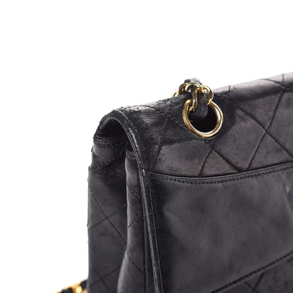 Chanel Lambskin Quilted Medium Single Flap Black 24 of 24