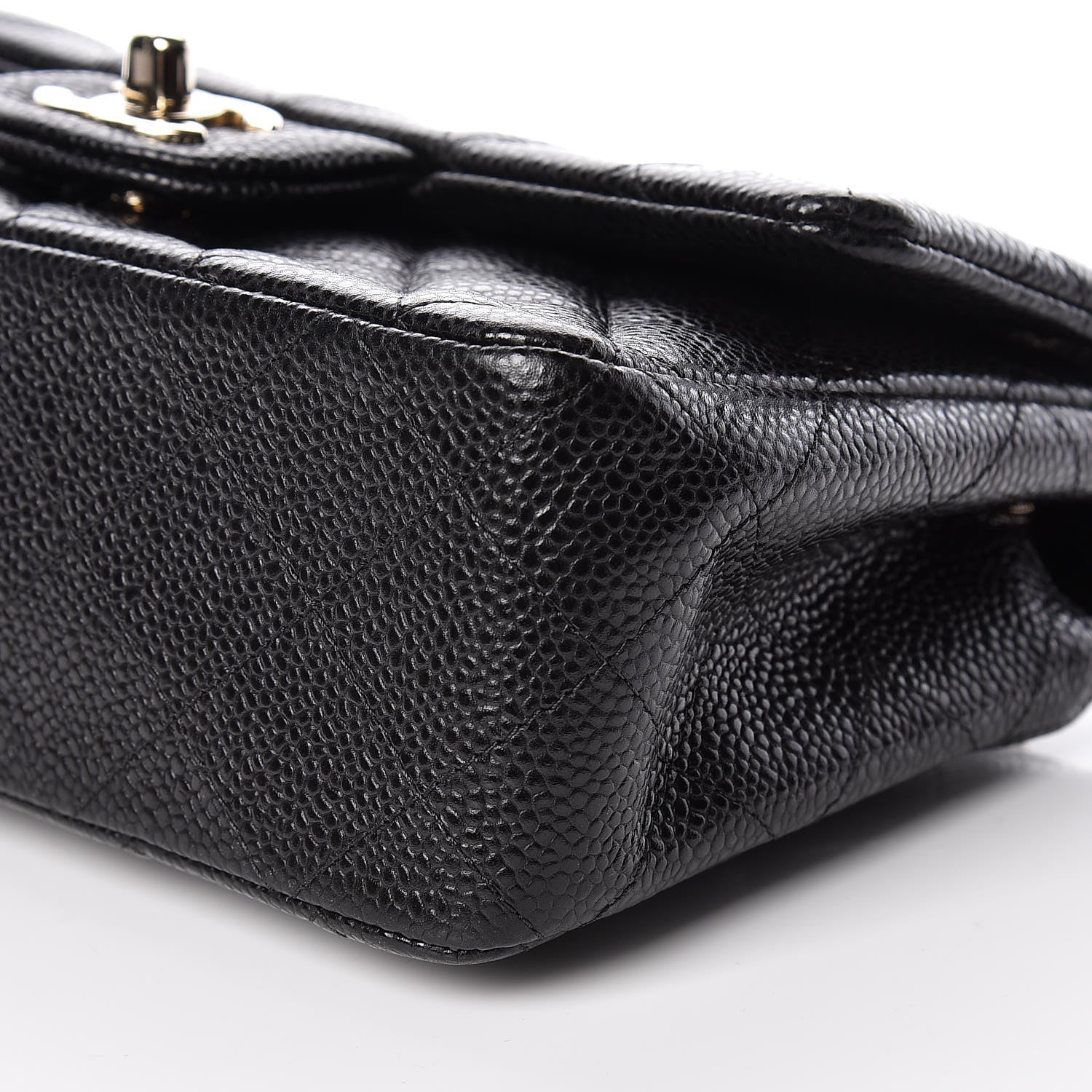 Chanel Caviar Quilted Mini Rectangular Flap Black 9 of 13