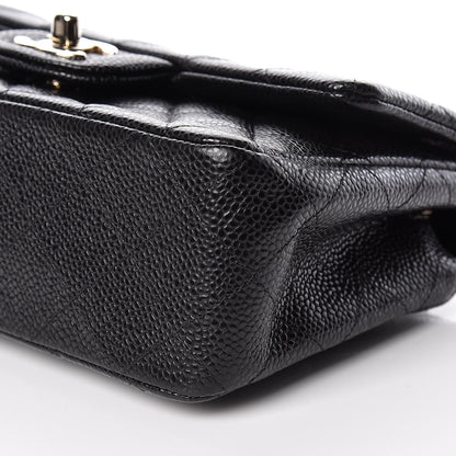 Chanel Caviar Quilted Mini Rectangular Flap Black 9 of 13