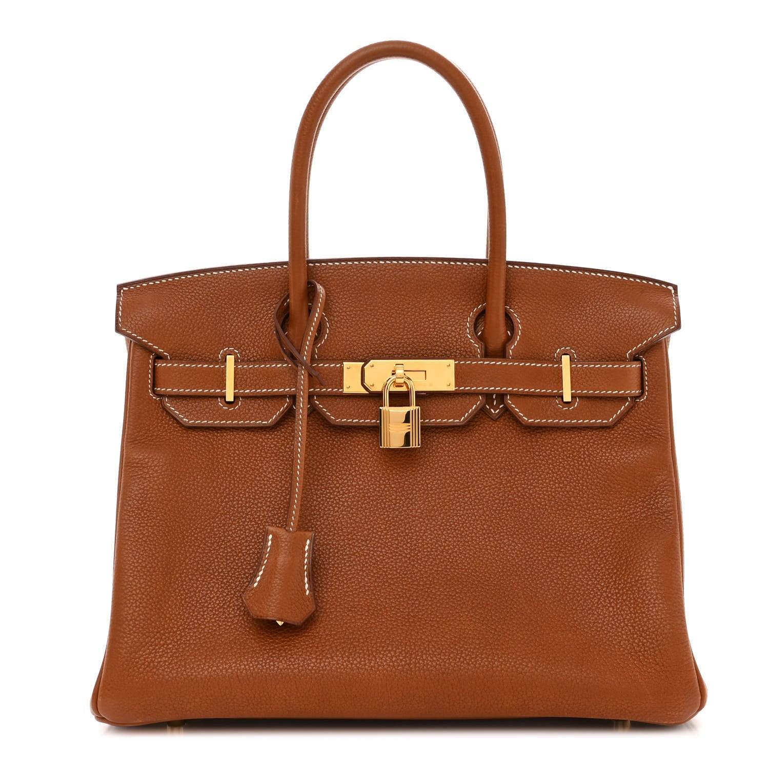 Hermes Natural Barenia Faubourg Birkin 30 Fauve 1 of 13