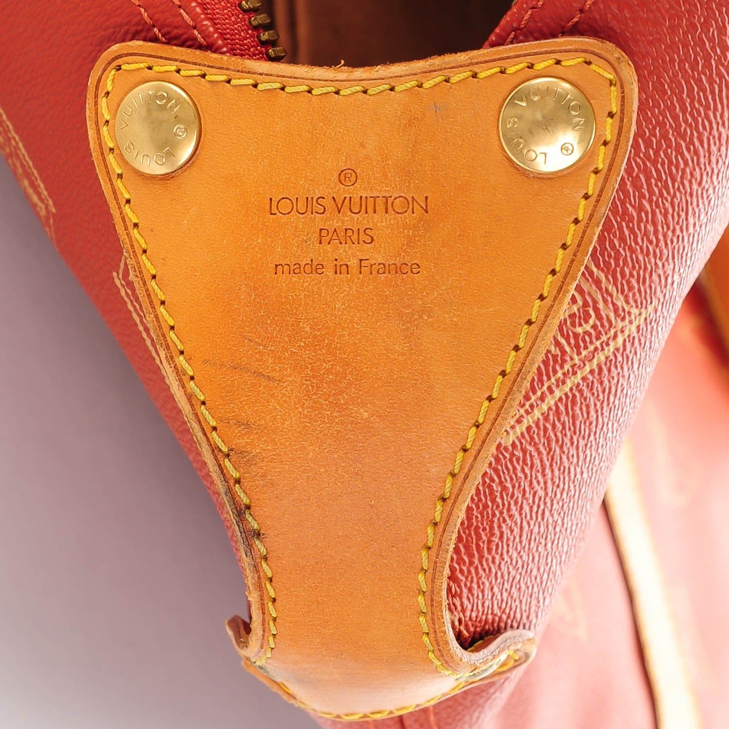 Louis Vuitton Coated Canvas Americas Cup Garment Bag Red 6 of 8