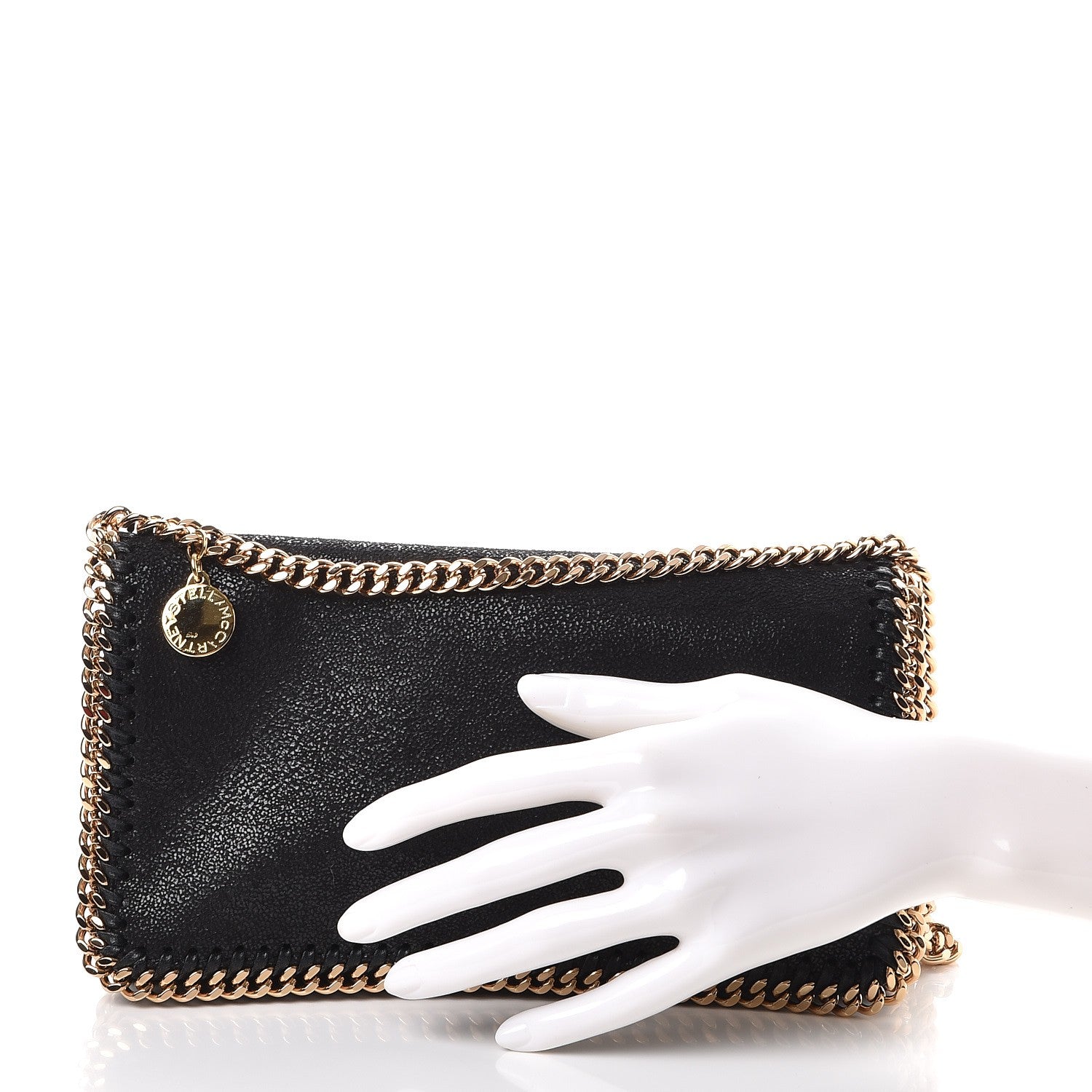 Stella McCartney Shaggy Deer Falabella Crossbody Bag Black 3 of 8