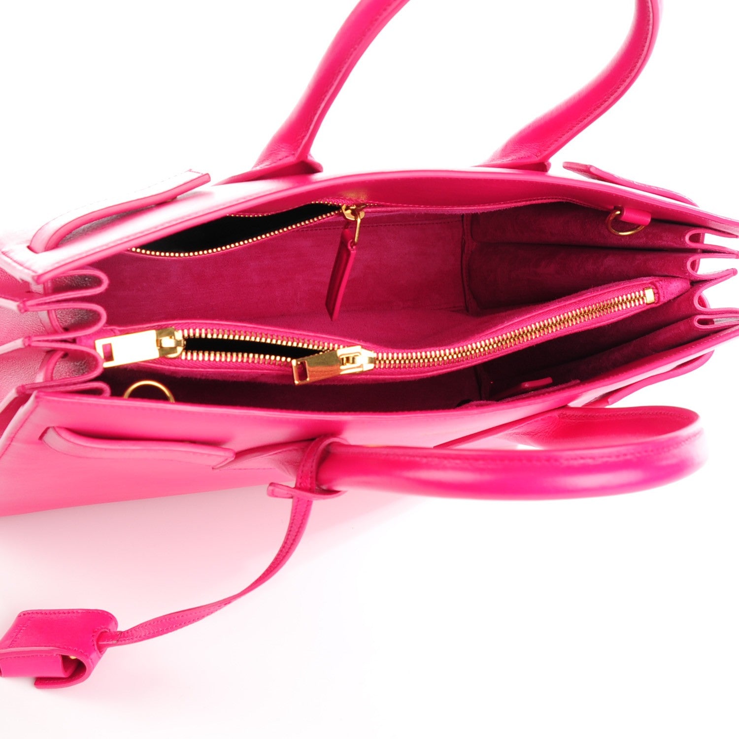 Saint Laurent Calfskin Small Sac De Jour Bubblegum 5 of 7