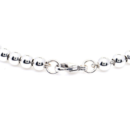 Tiffany Sterling Silver 4mm Paloma Picasso Loving Heart Tag Bead Bracelet 4 of 8