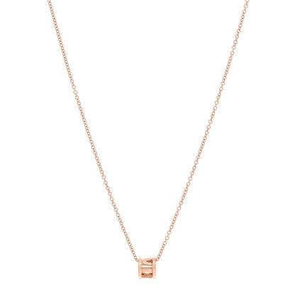 Tiffany 18K Rose Gold Atlas Open Pendant Necklace 1 of 6