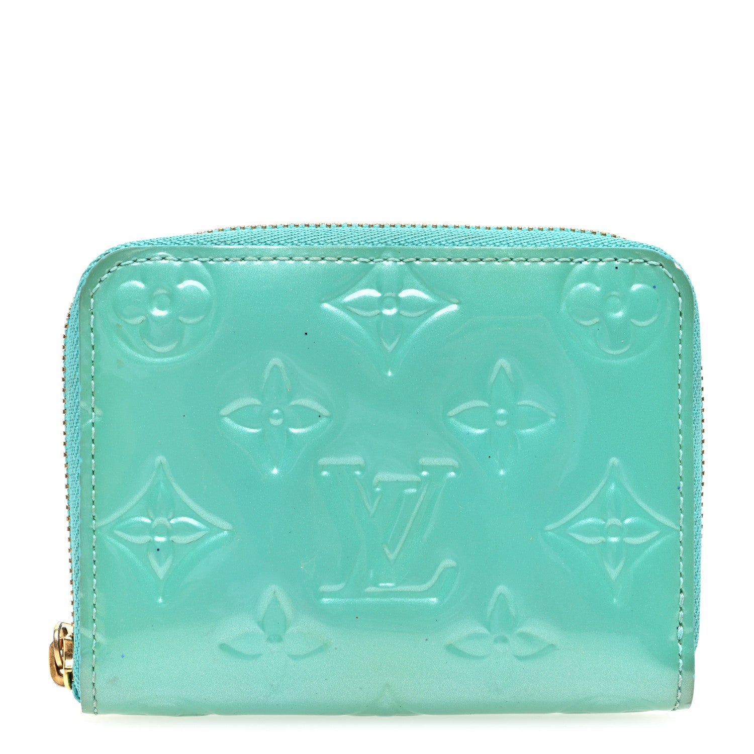 Louis Vuitton Vernis Zippy Coin Purse Blue Lagon 1 of 7