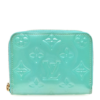 Louis Vuitton Vernis Zippy Coin Purse Blue Lagon 1 of 7