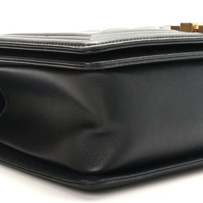 Chanel Calfskin Quilted Medium Boy Flap Black 8 of 9